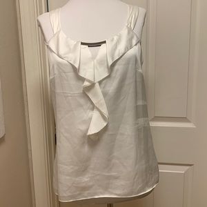 GUC White‎ House Black Market Tank Top Blouse Small